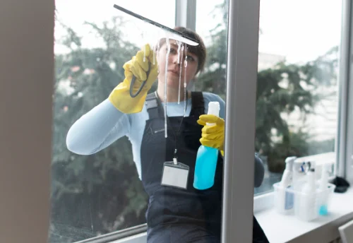 Nettoyage de vitres intérieures et extérieures à Saint-Michel-de-la-Roë